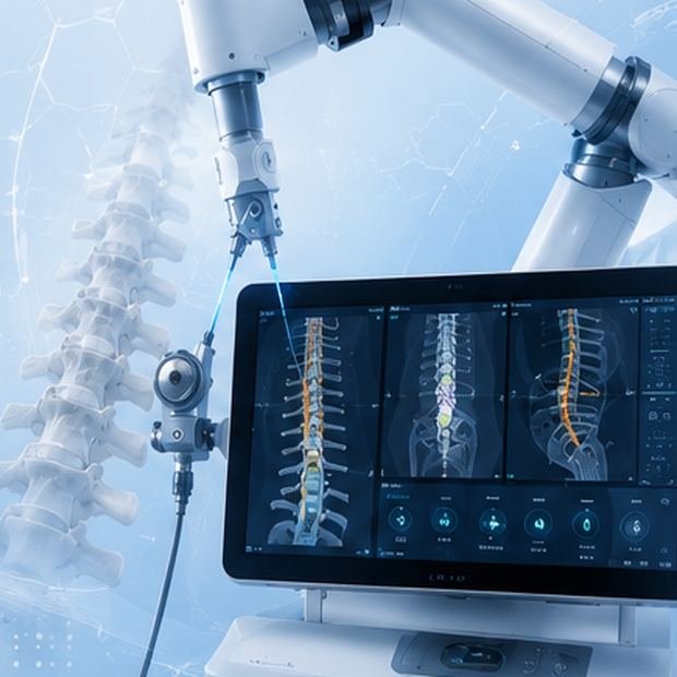 Endoscopic spine surgery — keyhole approach using an endoscope